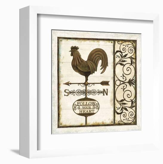 Weathervane Wisdom I-Daphné B-Framed Art Print