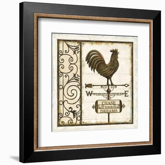 Weathervane Wisdom II-Daphné B-Framed Art Print