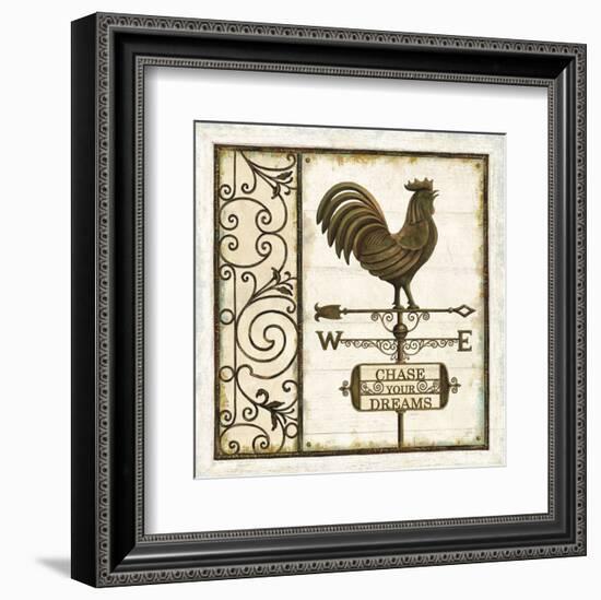 Weathervane Wisdom II-Daphné B-Framed Art Print