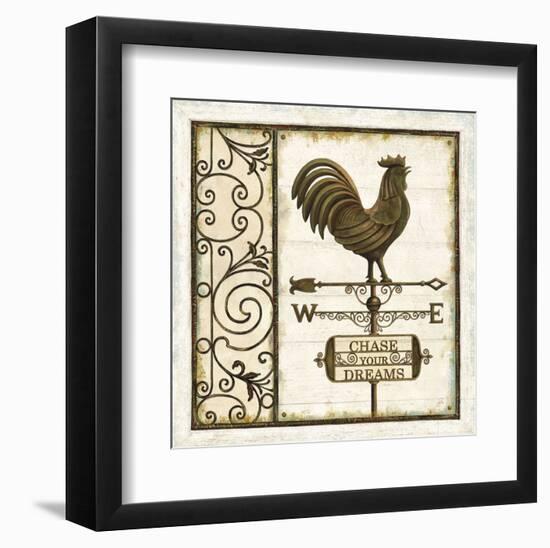 Weathervane Wisdom II-Daphné B-Framed Art Print