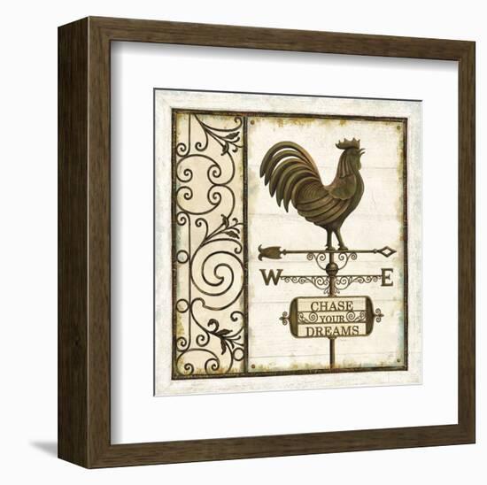 Weathervane Wisdom II-Daphné B-Framed Art Print