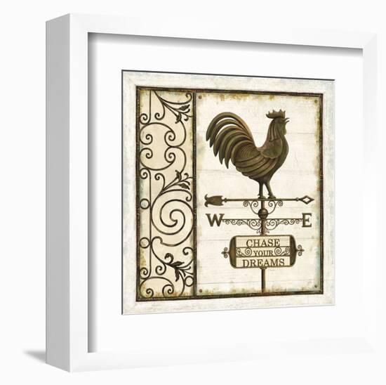 Weathervane Wisdom II-Daphné B-Framed Art Print