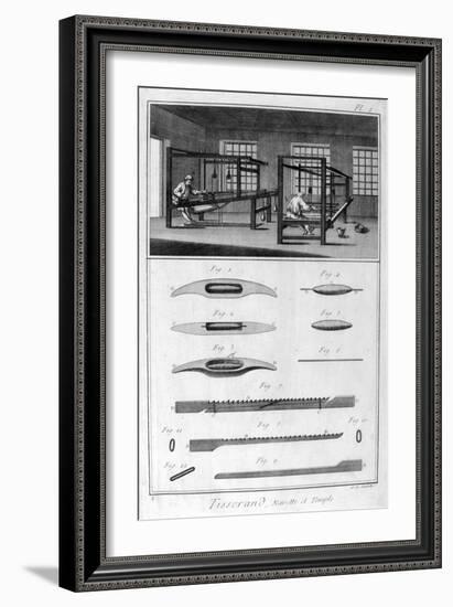 Weavers, 1751-1777-Denis Diderot-Framed Giclee Print