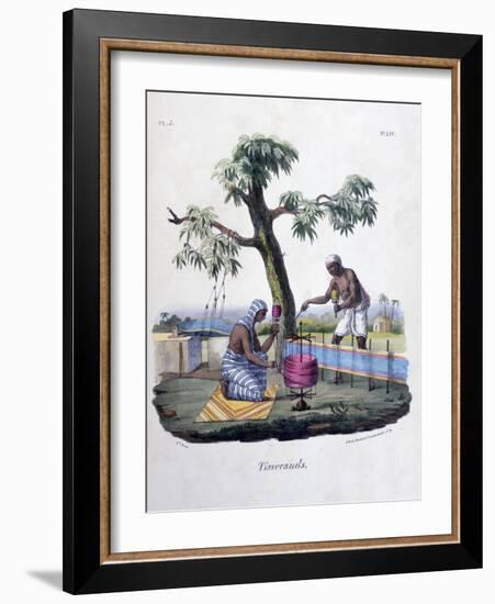 Weavers, 1828-Marlet et Cie-Framed Giclee Print