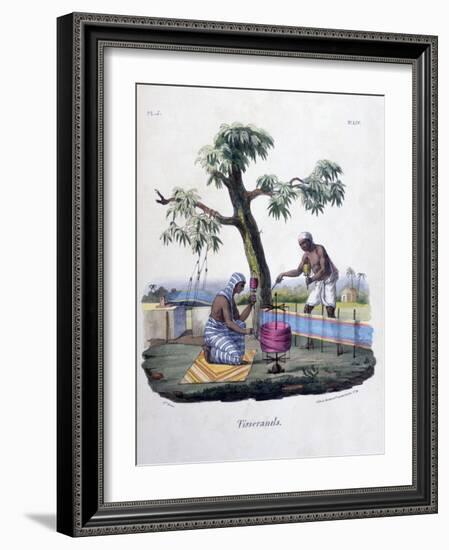 Weavers, 1828-Marlet et Cie-Framed Giclee Print