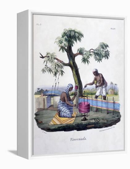 Weavers, 1828-Marlet et Cie-Framed Premier Image Canvas