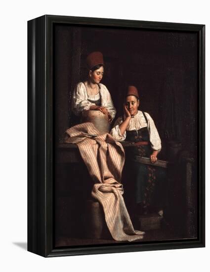 Weavers-Alexei Vasilyevich Tyranov-Framed Premier Image Canvas