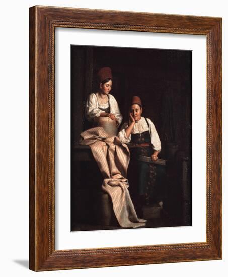 Weavers-Alexei Vasilyevich Tyranov-Framed Giclee Print