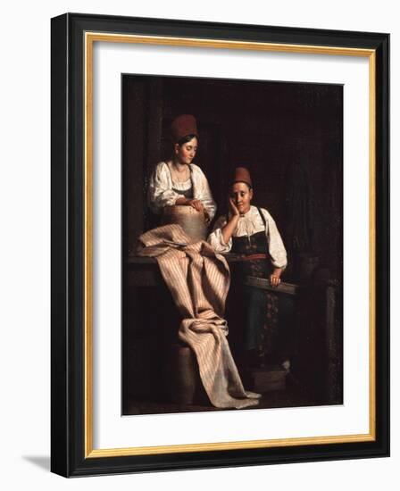 Weavers-Alexei Vasilyevich Tyranov-Framed Giclee Print