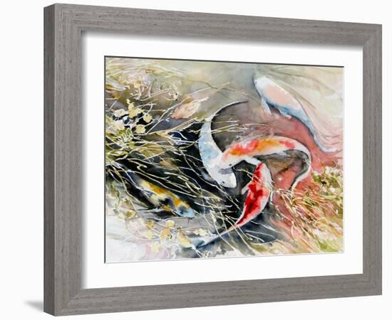 Weaving Fish-Mary Smith-Framed Giclee Print