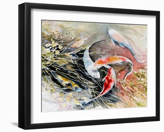 Weaving Fish-Mary Smith-Framed Giclee Print