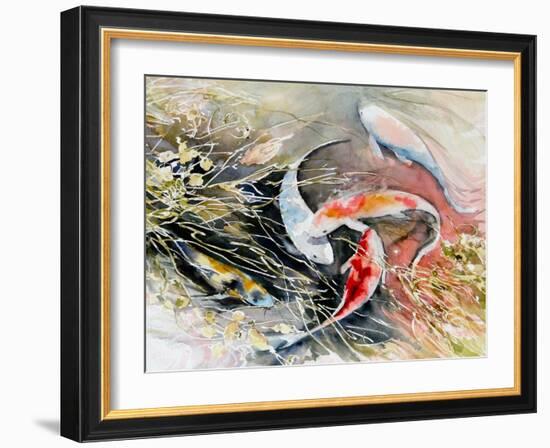 Weaving Fish-Mary Smith-Framed Giclee Print