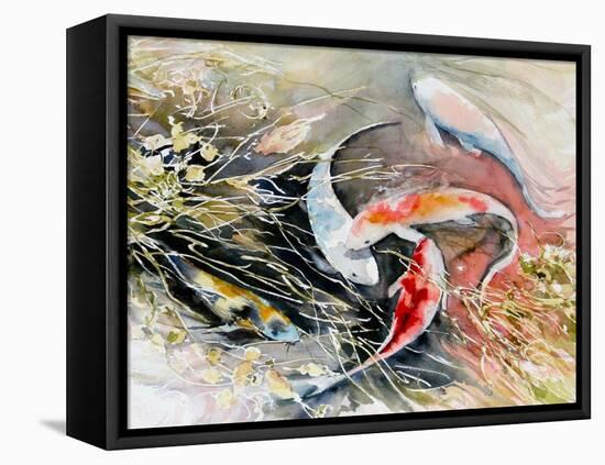 Weaving Fish-Mary Smith-Framed Premier Image Canvas