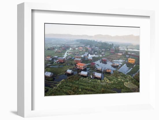 Weaving, Inle Lake, Shan State, Myanmar (Burma), Asia-Janette Hill-Framed Photographic Print