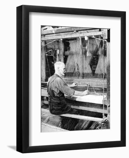 Weaving Irish Linen, Lurgan, Armagh, 1936-null-Framed Giclee Print