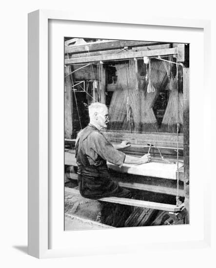 Weaving Irish Linen, Lurgan, Armagh, 1936-null-Framed Giclee Print