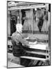 Weaving Irish Linen, Lurgan, Armagh, 1936-null-Mounted Giclee Print