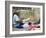 Weaving on Street, Oaxaca City, Oaxaca, Mexico, North America-Robert Harding-Framed Photographic Print