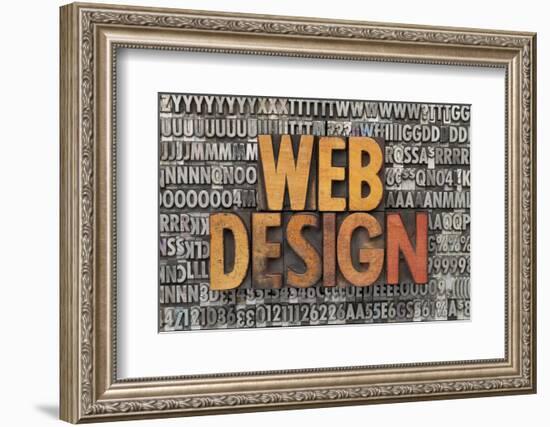 Web Design-PixelsAway-Framed Photographic Print