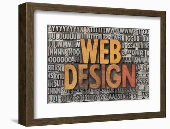 Web Design-PixelsAway-Framed Photographic Print