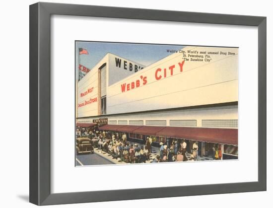 Webb's City Drug Store, St. Petersburg, Florida-null-Framed Art Print