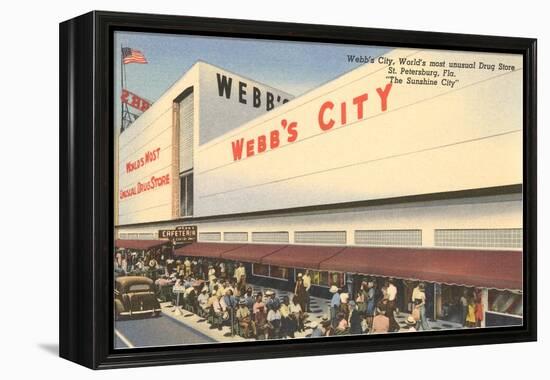 Webb's City Drug Store, St. Petersburg, Florida-null-Framed Stretched Canvas