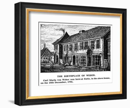 Weber Birthplace-null-Framed Premium Giclee Print