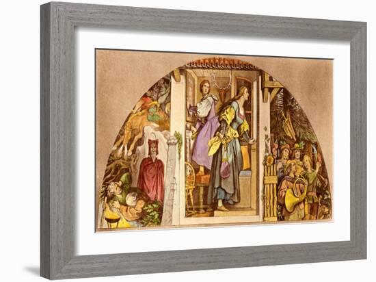 WEBER Carl Maria von-Moritz Ludwig von Schwind-Framed Giclee Print