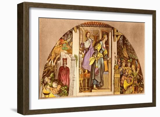 WEBER Carl Maria von-Moritz Ludwig von Schwind-Framed Giclee Print