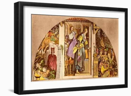 WEBER Carl Maria von-Moritz Ludwig von Schwind-Framed Giclee Print