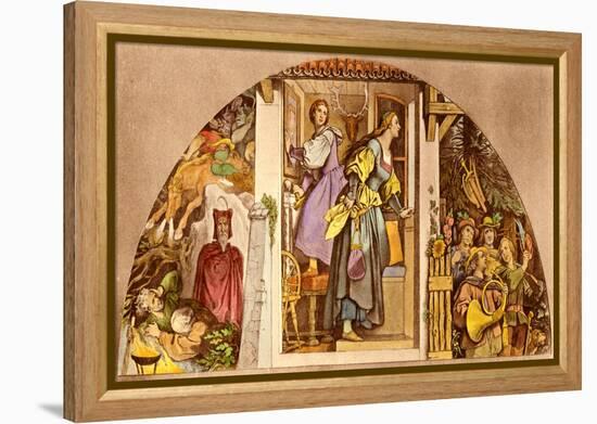 WEBER Carl Maria von-Moritz Ludwig von Schwind-Framed Premier Image Canvas