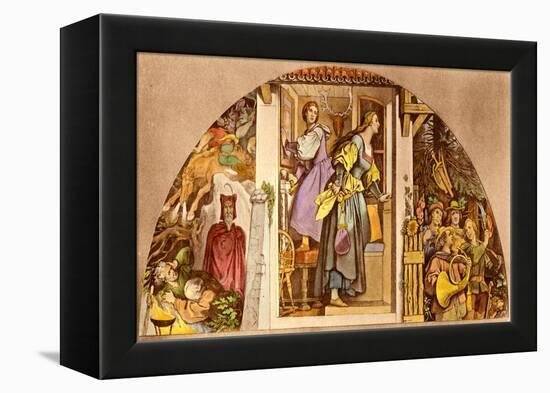 WEBER Carl Maria von-Moritz Ludwig von Schwind-Framed Premier Image Canvas