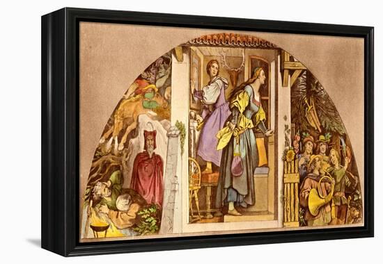 WEBER Carl Maria von-Moritz Ludwig von Schwind-Framed Premier Image Canvas