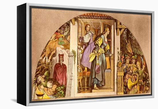 WEBER Carl Maria von-Moritz Ludwig von Schwind-Framed Premier Image Canvas