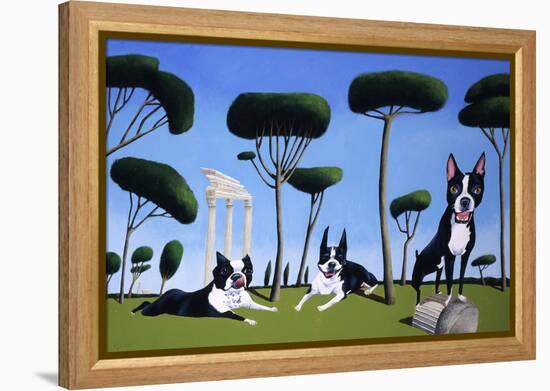 Webster, Sassy and Bubbles-Mark Ulriksen-Framed Stretched Canvas