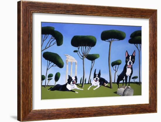 Webster, Sassy and Bubbles-Mark Ulriksen-Framed Art Print