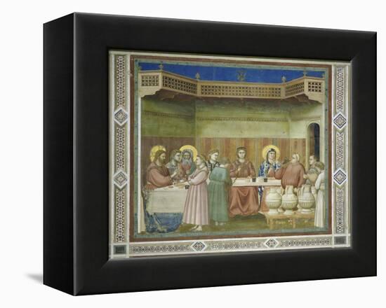 Wedding at Cana-Giotto di Bondone-Framed Premier Image Canvas