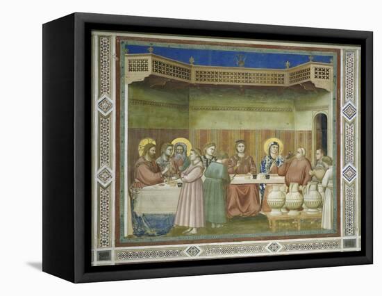 Wedding at Cana-Giotto di Bondone-Framed Premier Image Canvas