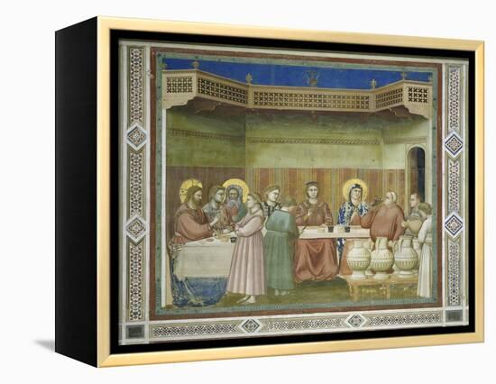 Wedding at Cana-Giotto di Bondone-Framed Premier Image Canvas