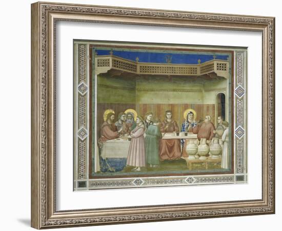 Wedding at Cana-Giotto di Bondone-Framed Giclee Print