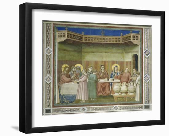 Wedding at Cana-Giotto di Bondone-Framed Giclee Print