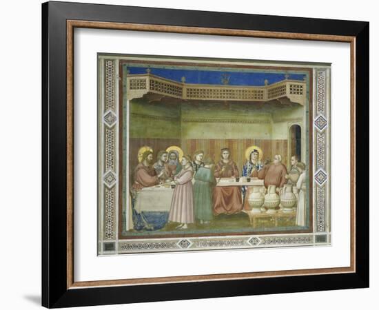 Wedding at Cana-Giotto di Bondone-Framed Giclee Print