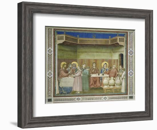 Wedding at Cana-Giotto di Bondone-Framed Giclee Print