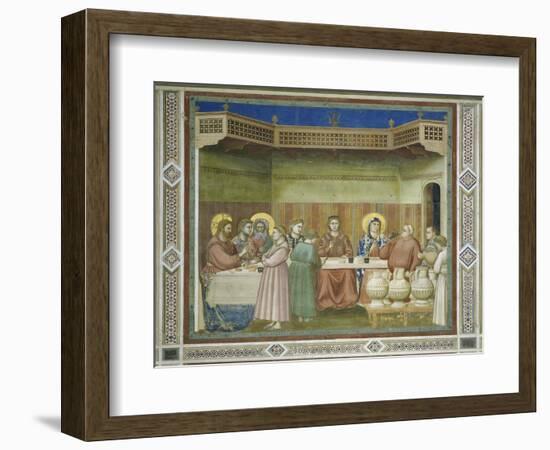 Wedding at Cana-Giotto di Bondone-Framed Giclee Print