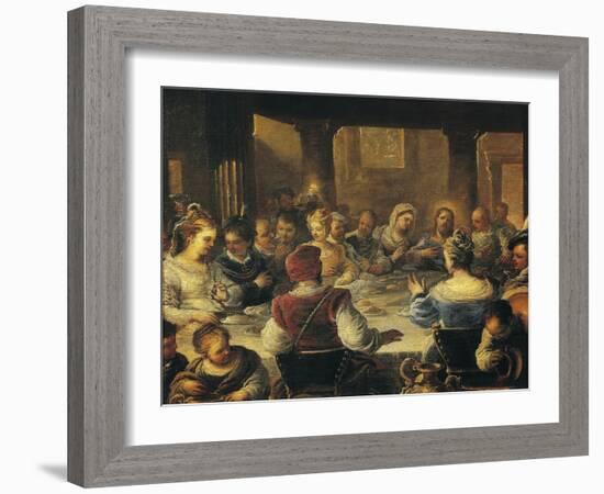 Wedding at Cana-Luca Giordano-Framed Giclee Print