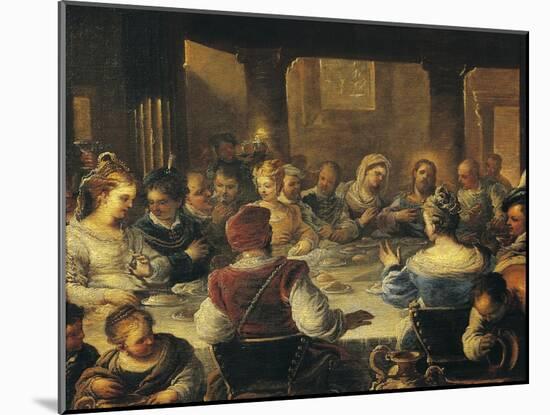 Wedding at Cana-Luca Giordano-Mounted Giclee Print