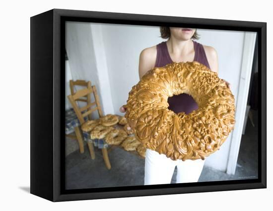 Wedding Bread, Crete, Greek Islands, Greece-Adam Tall-Framed Premier Image Canvas