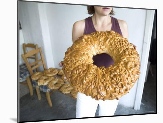 Wedding Bread, Crete, Greek Islands, Greece-Adam Tall-Mounted Photographic Print