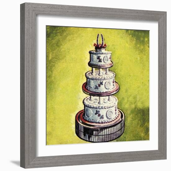 Wedding Cake-English School-Framed Giclee Print