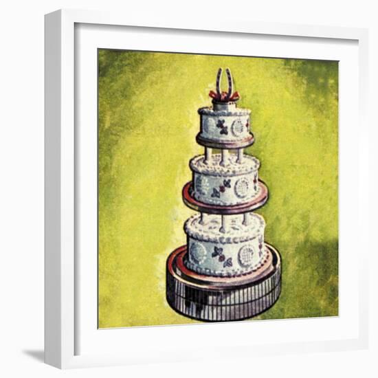 Wedding Cake-English School-Framed Giclee Print